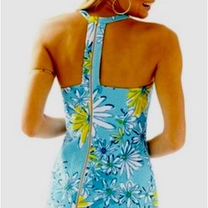 Lilly Pulitzer Grayes Shift Dress in Breakwater Blue Daisy Dance.🌸🌼